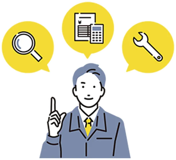 当社はお客様ごとにオーダーメイド対応！
