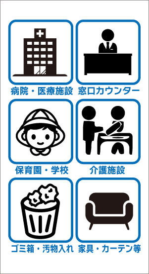 BIO-DM®DXはこんな場所でお使いになることをおすすめします!