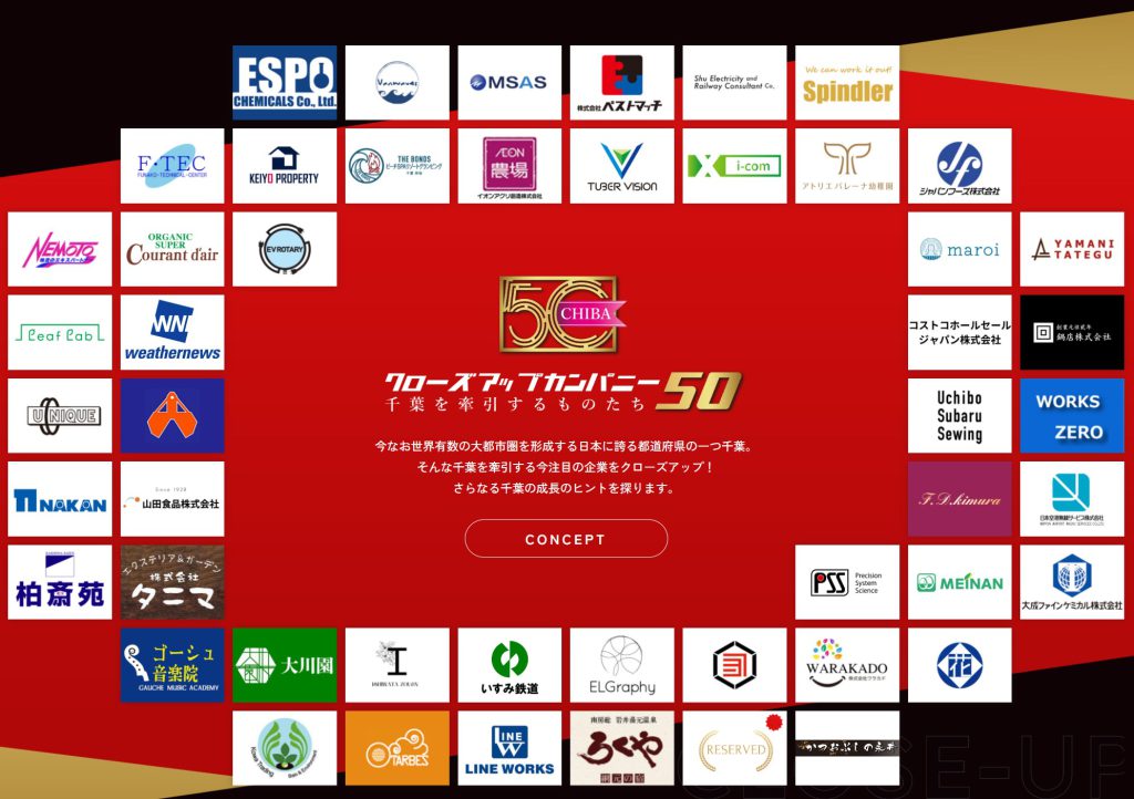 チバテレ「クローズアップカンパニー50〜千葉を牽引するものたち〜」