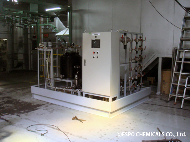 消臭剤噴霧設備 製作例